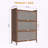 44 Tall Metal 3-Flip-Door Storage Cabinet