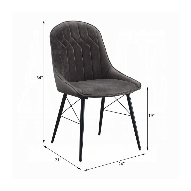 Chaise d'appoint Abraham (lot de 2)