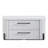 2 Drawer Nightstand - White (USB Type C)