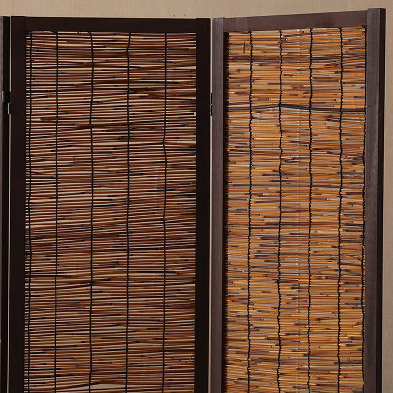 Paravent 4 panneaux en bois massif, H 70,87 po x l 62,99 po x P 1,97 po