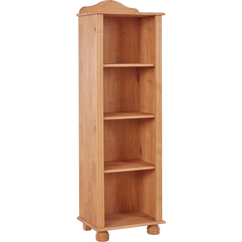 Castlethorpe 140cm H x 45cm W Standard Bookcase, Brown