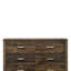Commode rustique à finition noyer (Commode