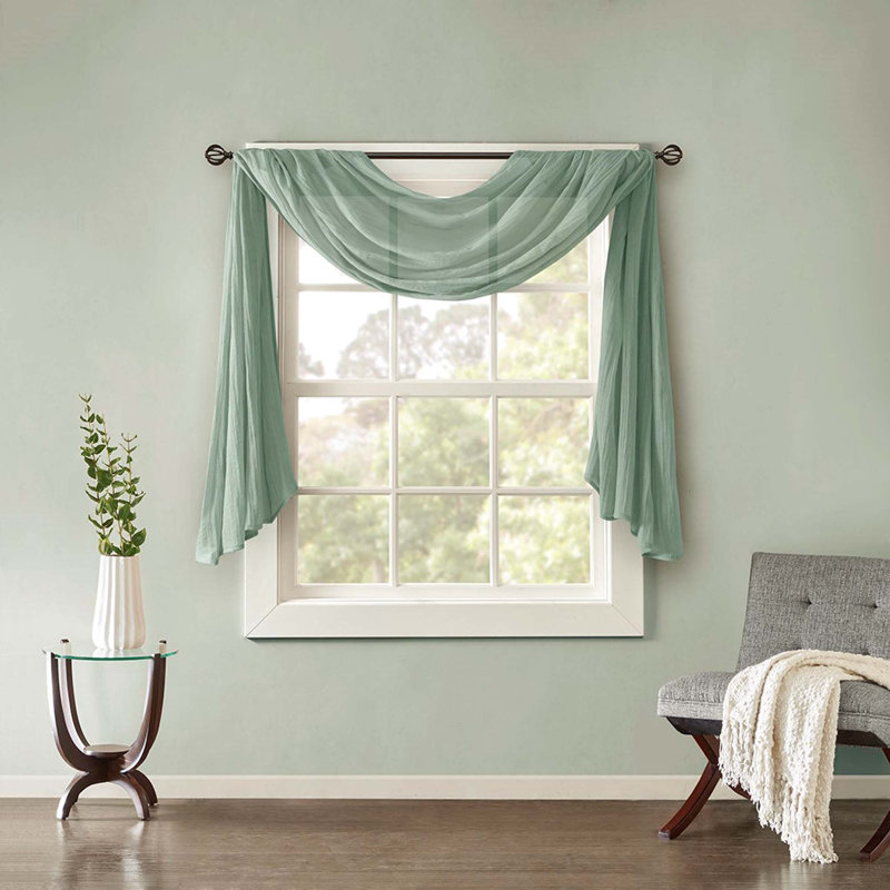 Écharpe Audronius, Turquoise, L 42 po x L 144 po