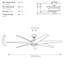 Raziya 80cm Ceiling Fan
