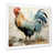 White Single Picture Framed