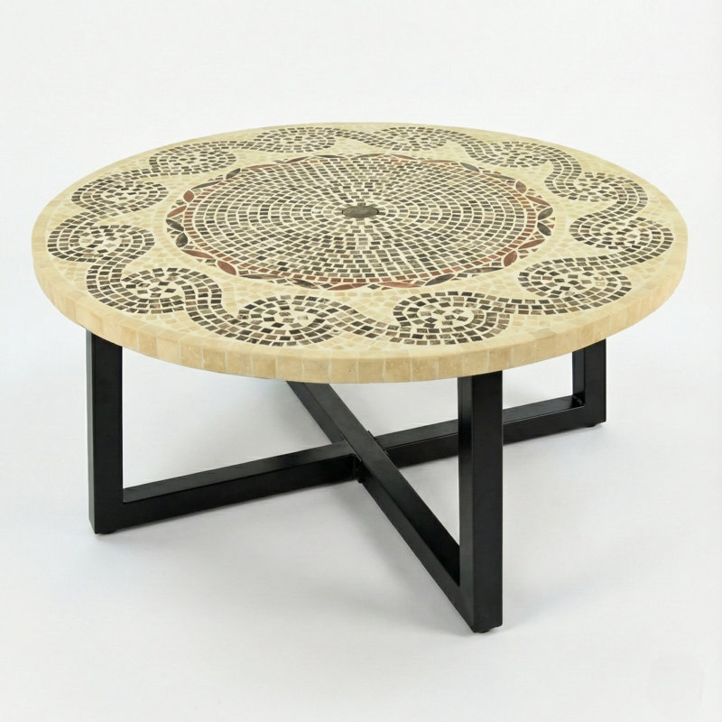 Avignon Garden Stone Mosaic Coffee Table