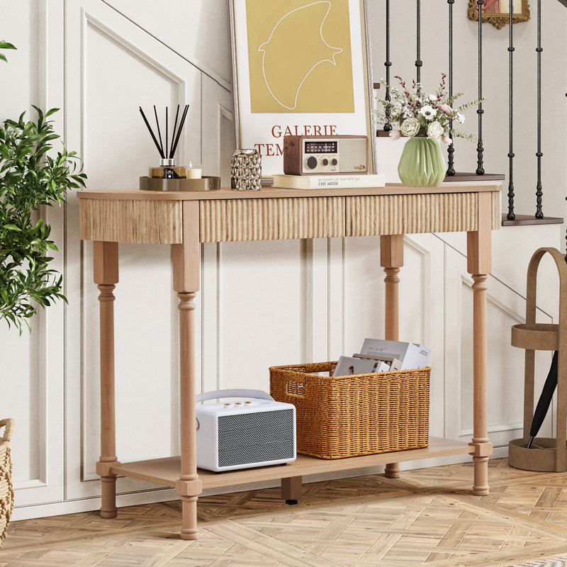 Console 43,31 po, Naturel, H 31,49 po x l 43,3 po x P 15,74 po