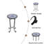 Table d'appoint de patio