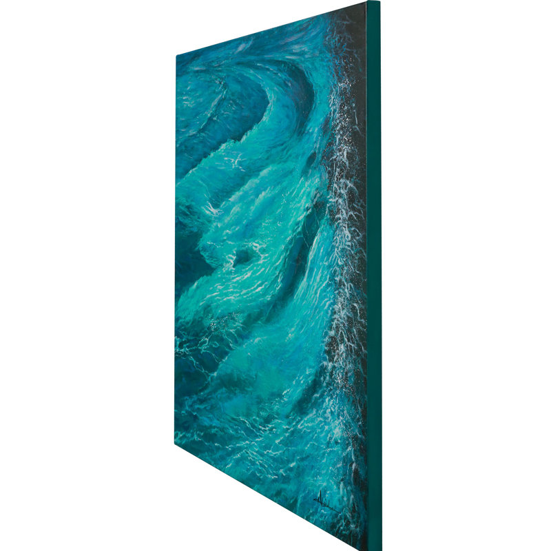 « magnifique comments », peinture sur toile