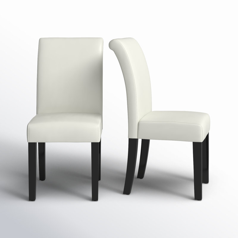 Chaise Parsons rembourré Alexa-Mae, Blanc