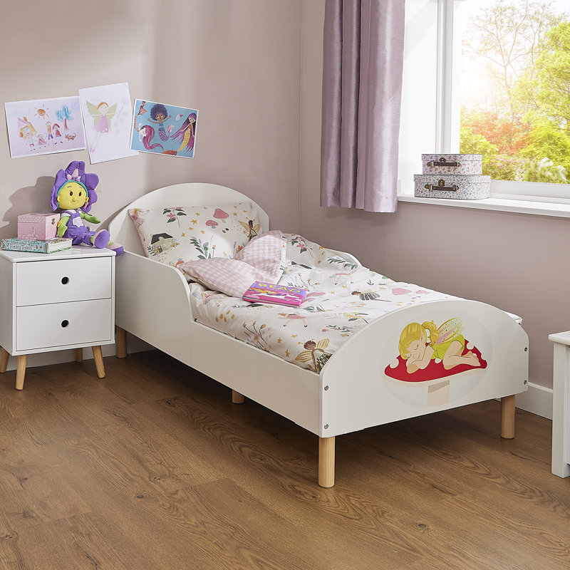 Kids White Toddler Bed – Fairy