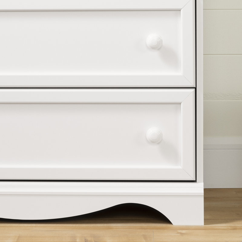 Commode 4 tiroirs Savannah, Blanc / robuste