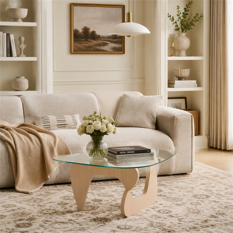Table basse de style campagnard Century, 15.74" H x 35.82" W x 25.59" D, Brown