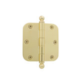 Nostalgic Warehouse 3.5" x 3.5" Ball Tip Residential Hinge with 5/8" Radius Corners