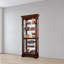 Bernadette Solid Wood Lighted Curio Cabinet