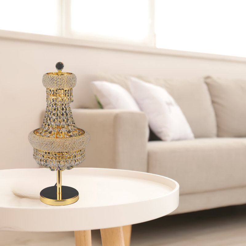 Lampe de table 6 lumières Montrey, Doré