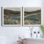 «Copper Dusk I», ensemble de 2 peintures sur toile encadrées-663921982-663921980