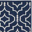 Tapis géométrique tissé à la main 80% laine, 20% coton Rodgers-310415993