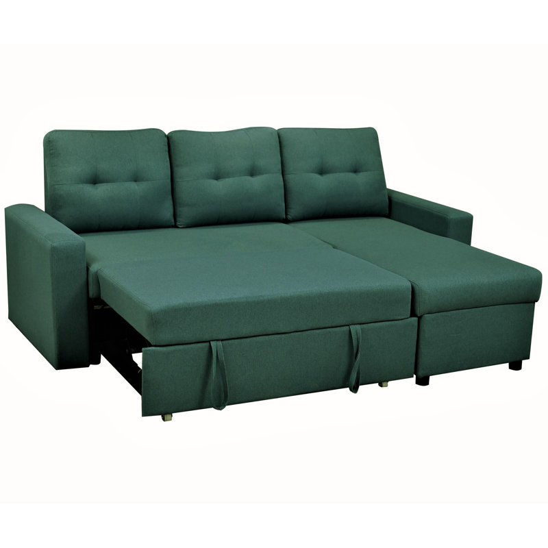 Canapé-lit modulaire convertible en forme de L, canapé-lit escamotable pour les petits espaces et les salons