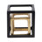 Set of 2 5 and 7" Metal Open Square Object - 7" x 7" x 7"