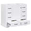 Meuble-lavabo 36 po sans lavabo, base d'armoire seulement, six tiroirs, diviseur de tiroir multifonctionnel, une armoire, tablette réglable-1827497978