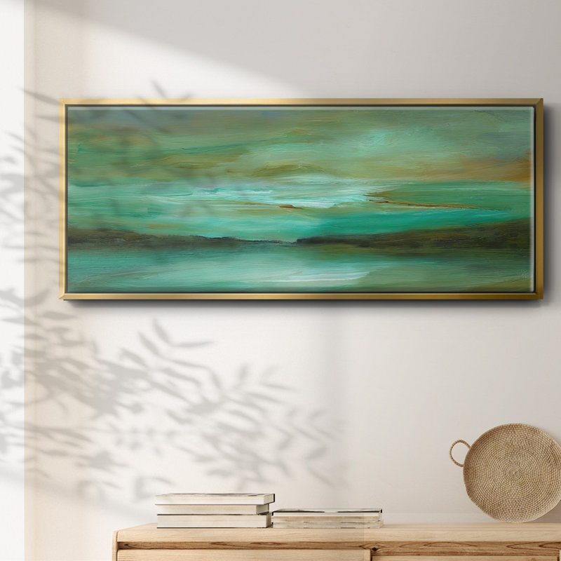 Hidden Cove- Framed Canvas, 24" H x 60" W