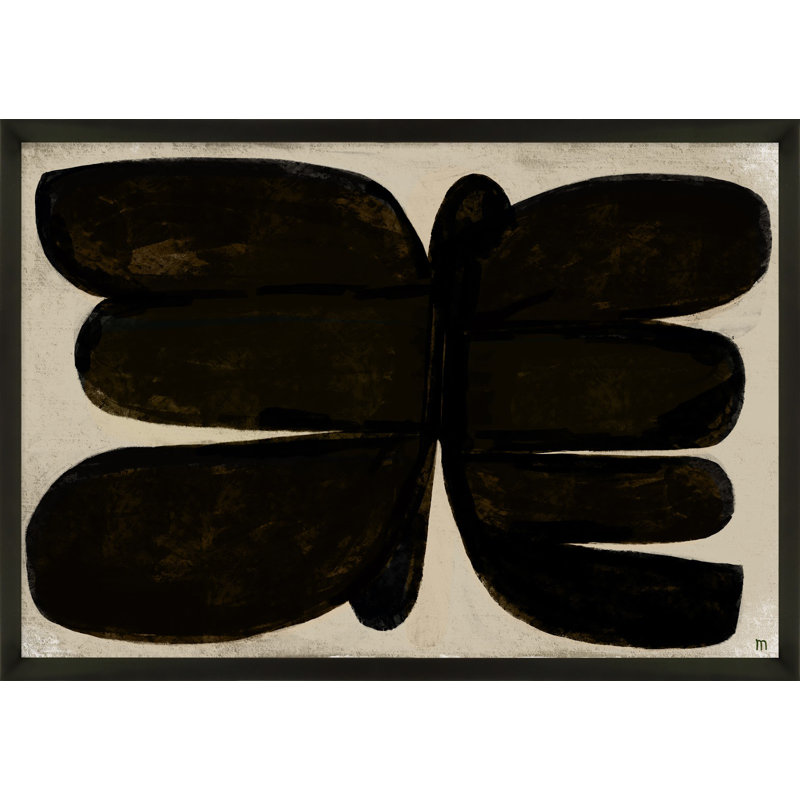 Dragonfly by StudioM, Black, 26.5" H x 38" W x 1.25" D