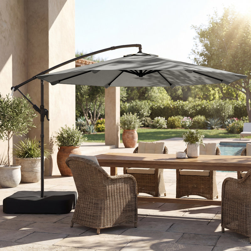323cm Cantilever Parasol, Grey