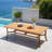 Outdoor Eucalyptus Solid Wood Dining Table