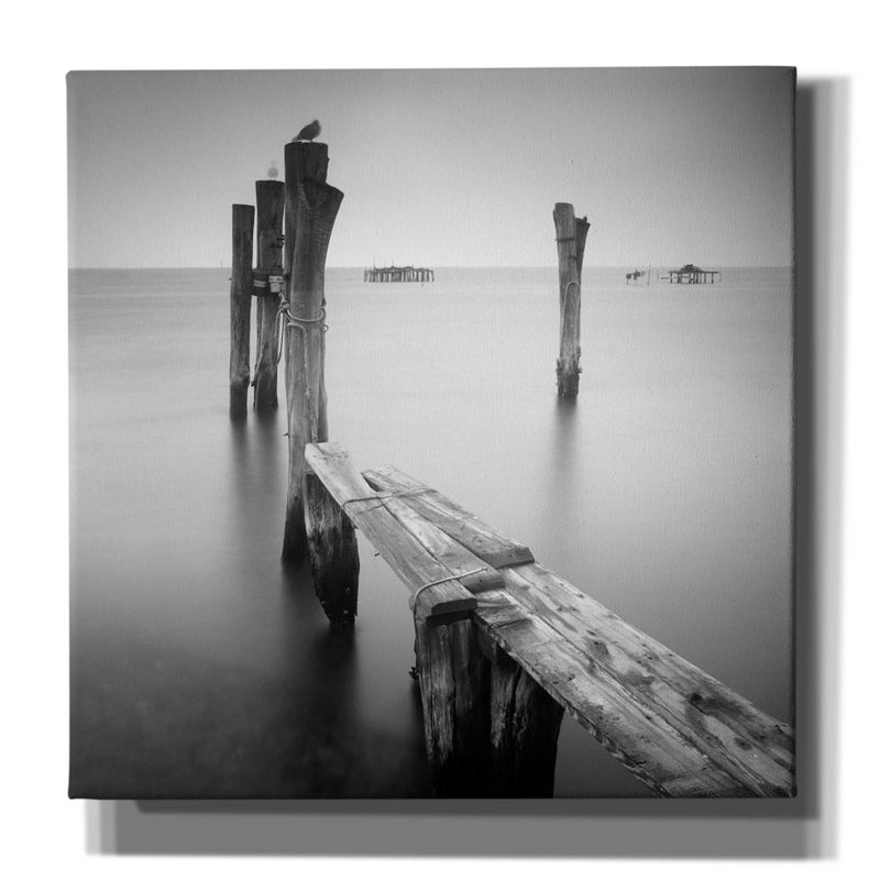 «Venice Path» par Nina Paponcek, art mural sur toile, H 26 po x l 26 po