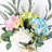 Artificial Hydrangeas Floral Arrangement in Pot
