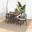 Topps 4 - Person Solid Wood Top Four Leg Dining Set-1121253190