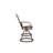 Key West Aluminum Outdoor 28.5'' Bar Stool with Cushion-96199708