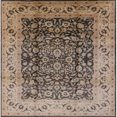 Tapis oriental beige / noir Tavernier