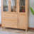 Pure solid wood furniture bookcase