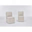 Chaise rembourrée en lin sans accoudoirs-920662615