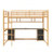 Full Size Metal Loft Bed With Desk