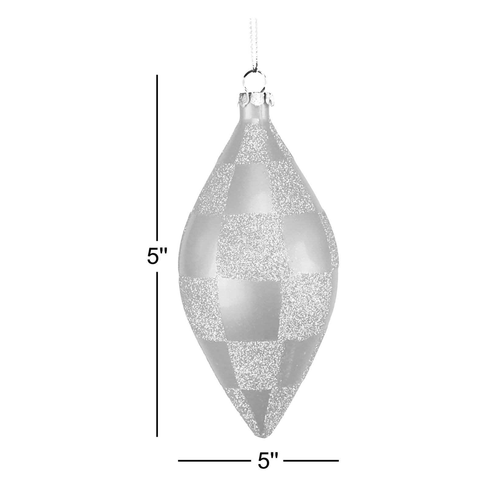 5" Finial Ornament, Fuchsia