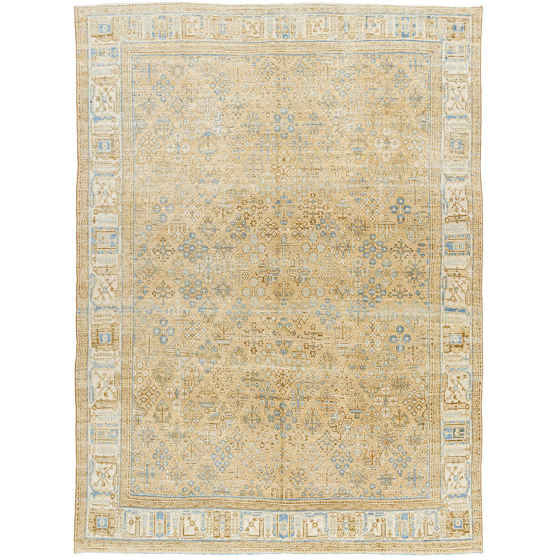 Antique One Of A Kind One-of-a-Kind 7'1" X 10'8" Hand Knotted Area Rug