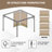 Aoodor Replacement 4-Panel Gazebo Sidewall Curtains-121327736-97531252