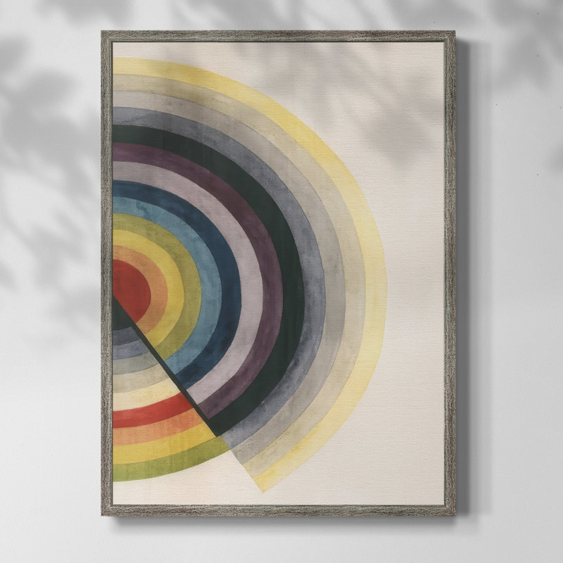 Rainbow Core Diptych II, reproduction encadrée - bois massif