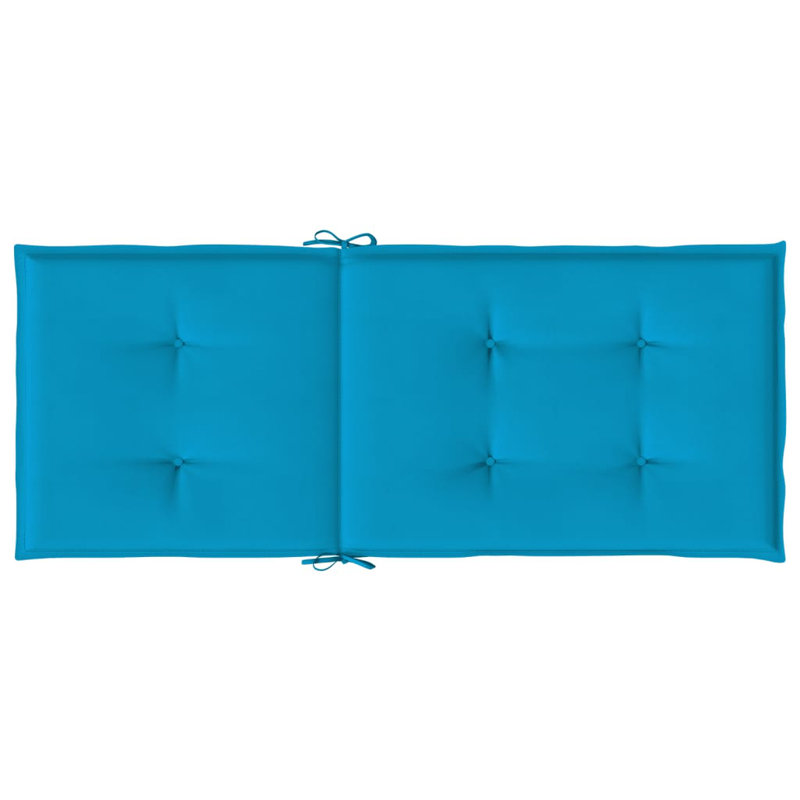 Outdoor Seat / Back Cushion, 1.18" H x 19.7" W x 47.2" L, 4, Blue