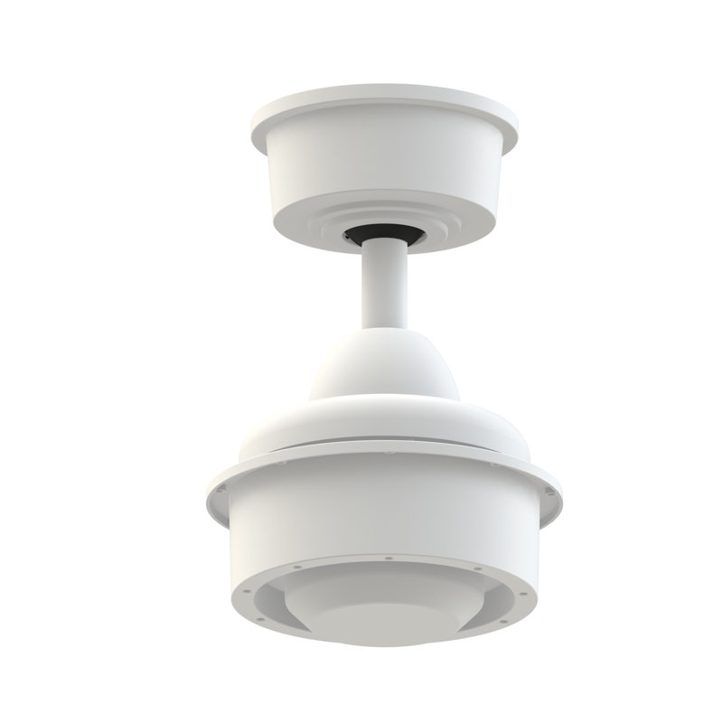 Wrap Custom Indoor/Outdoor Ceiling Fan DC Motor- Matte White, Matte White