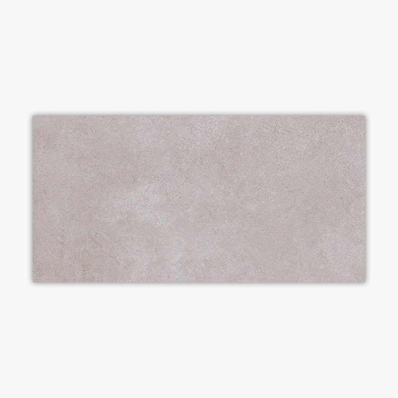 24" x 48" Porcelain Concrete Look Tile, Gray