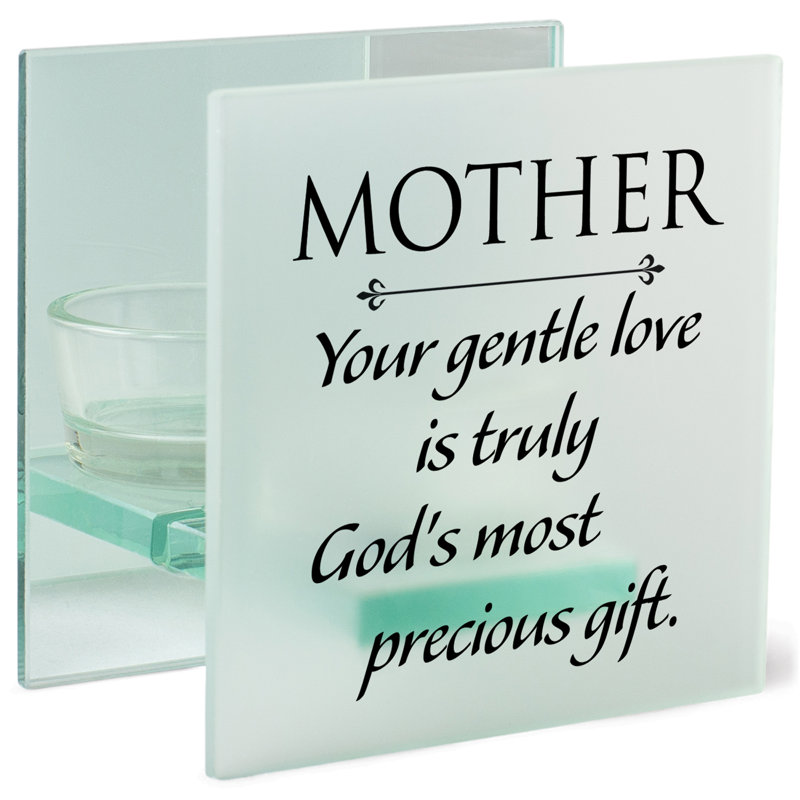 4 " Glass Tealight with Candle Included