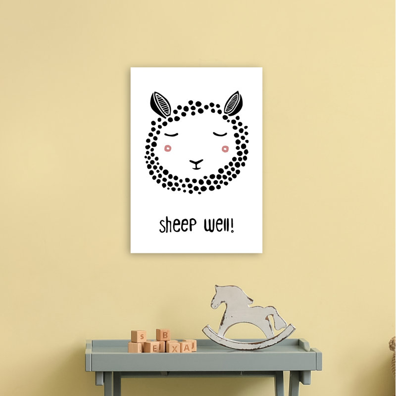 Sheep by Miniofmine - Print, Unframed, 42cm H x 30cm W x 1cm D