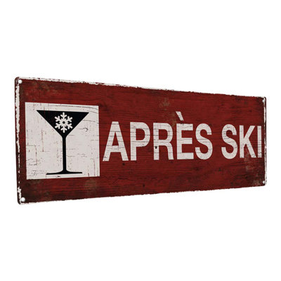 Plaque d'après-ski