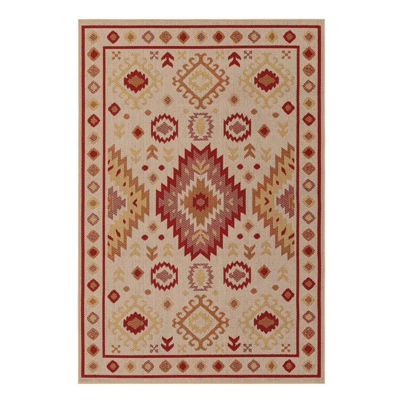 Tapis intérieur / extérieur Marlenia Marlenia, Rectangle 5 pi 3 po x 8 pi
