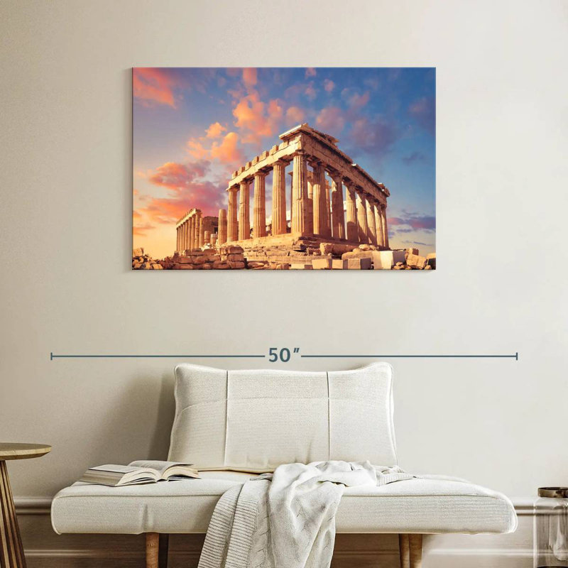 Kavia Ancient Athens Acropolis, 26" H x 39" W
