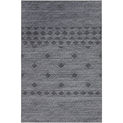Tapis noir / gris Anchelin
